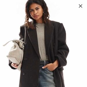 Weekday Logan Wool Oversized Coat (brand new)